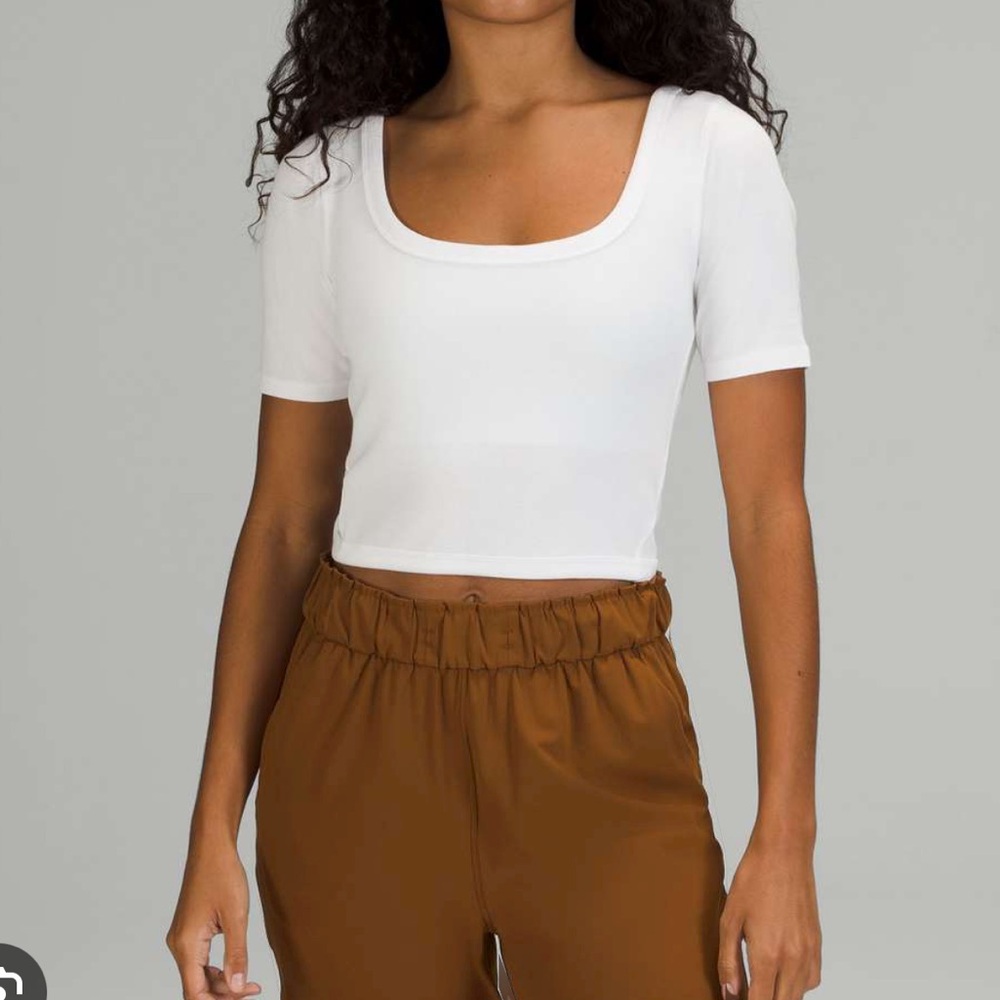 Lululemon Ribbed Held Tight Short Sleeve‎ Shirt